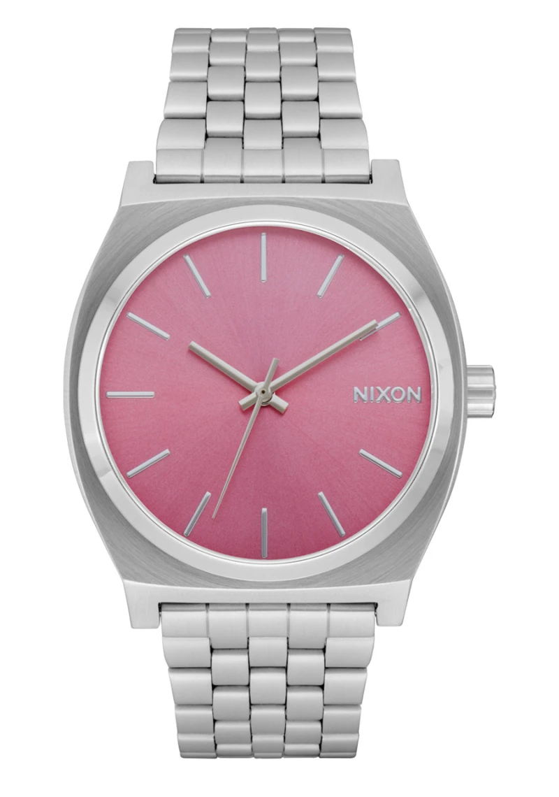 Nixon Watch - Time Teller - Silver / Pink