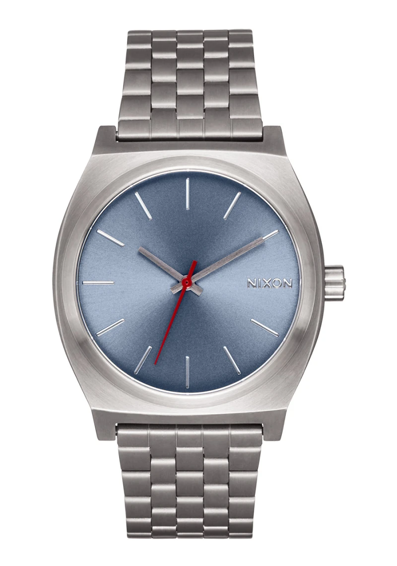 Nixon Watch - Time Teller - Light Gunmetal / Dusty Blue