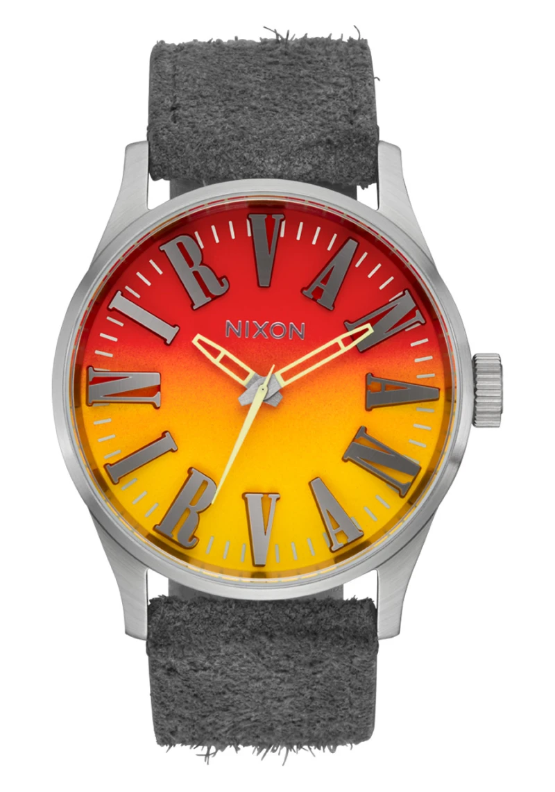 Nixon Watch - Nirvana Sentry Leather - Unplug Fade-A1418-5274-00