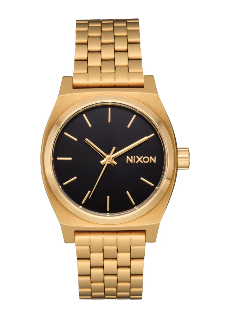 Nixon Watch - Medium Time Teller - Gold / Black / Gold
