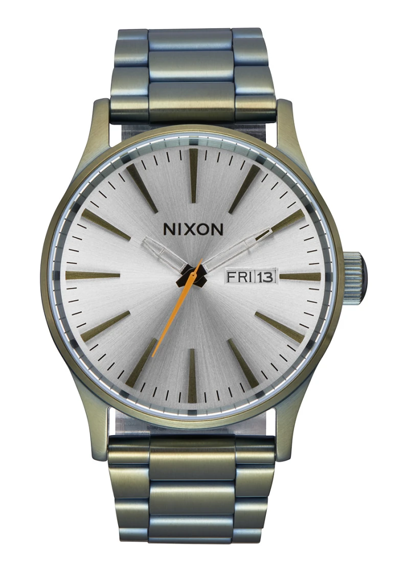 Nixon Watch - Sentry Stainless Steel - Vintage White / Surplus