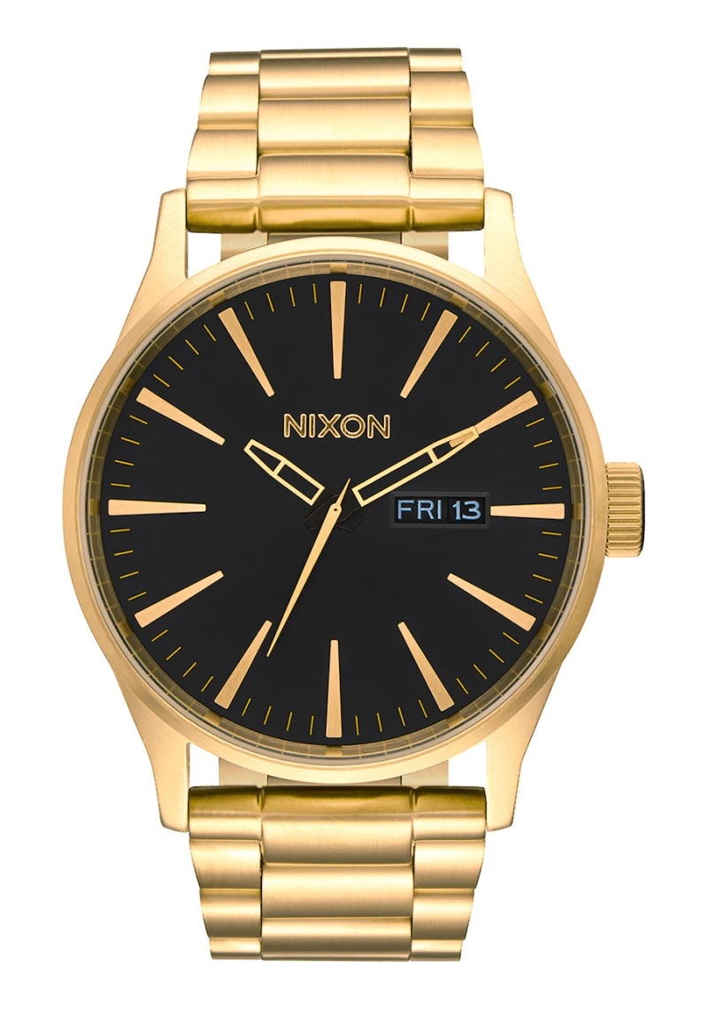 Nixon Watch - Sentry Stainless Steel - All Gold / Black