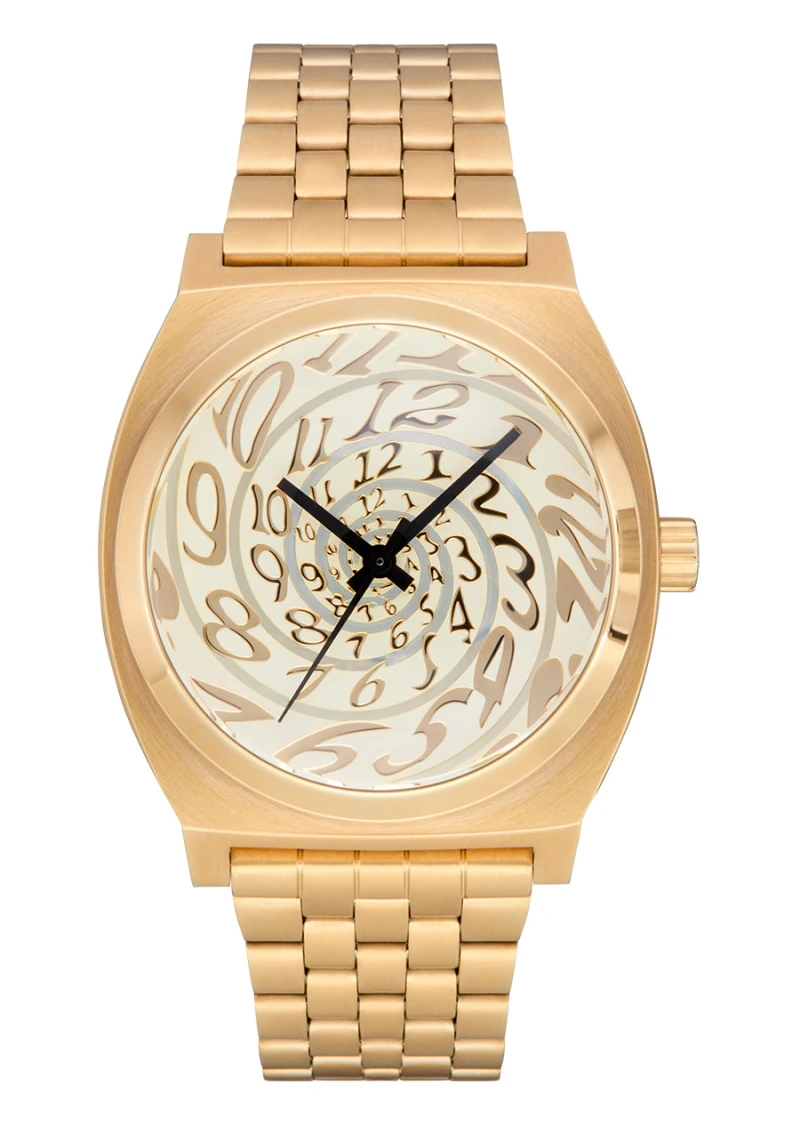 Nixon Watch - Time Teller - 4th Dim Gold / Vintage White