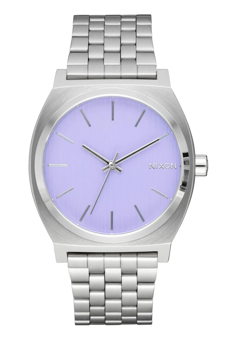 Nixon Watch - Time Teller - Silver / Lavender