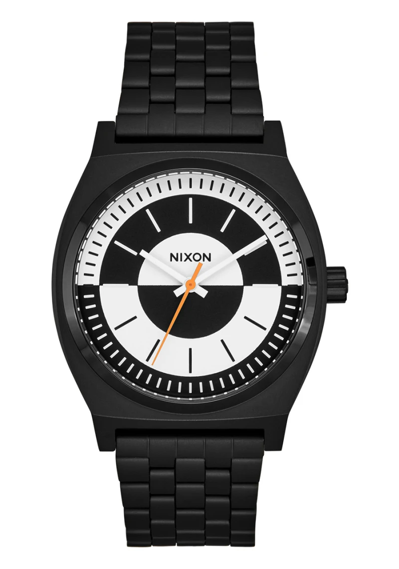 Nixon Watch - Time Teller - Black / White / Black