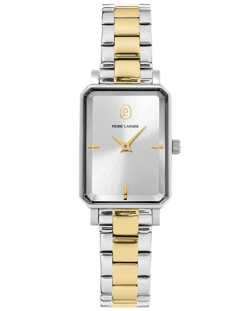 Pierre Lannier Watch - Women's Quartz ARIANE Silver Sunburst Dial, Two-Tone Steel Strap, 12MM - 007J621