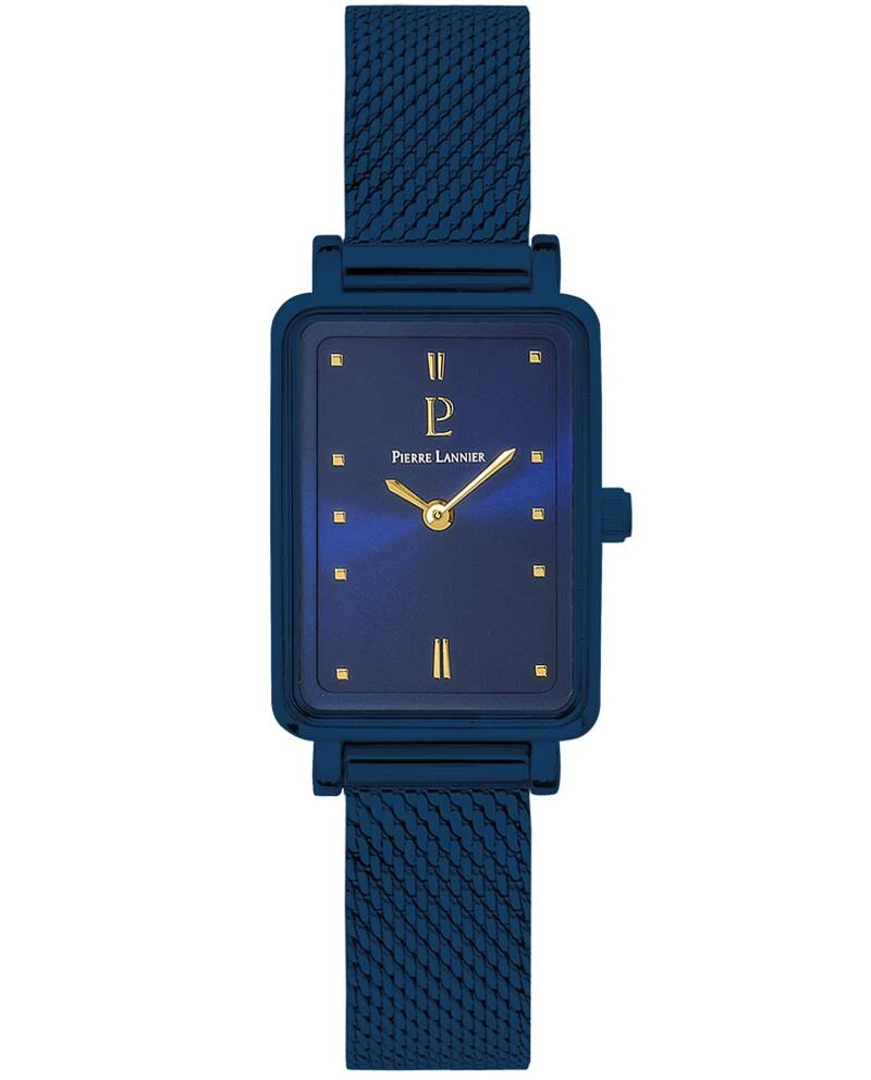 Pierre Lannier Watch - Women's Quartz ARIANE Blue Sunburst Dial Blue 12MM Blue Milanese Steel Bracelet - 057H869
