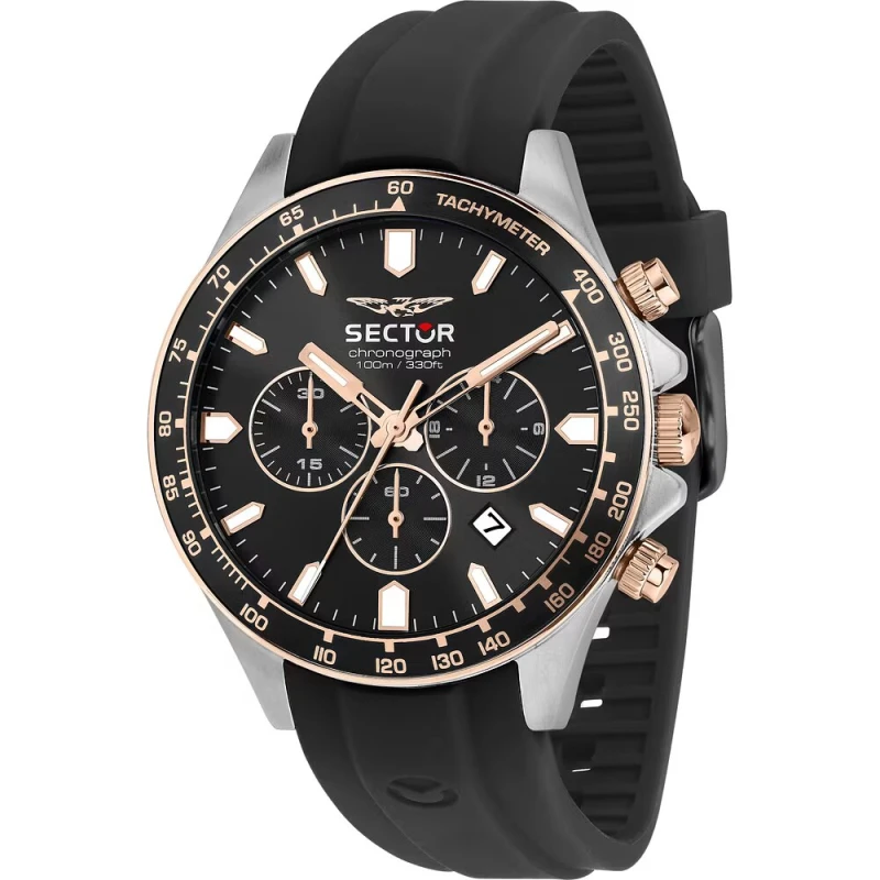 Sector Watch - 230 - Chronograph - Silver and Rose Gold - R3271661031