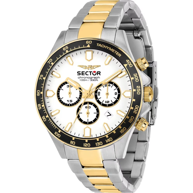Sector Watch - 230 - Chronograph - Silver and Gold - R3273661053