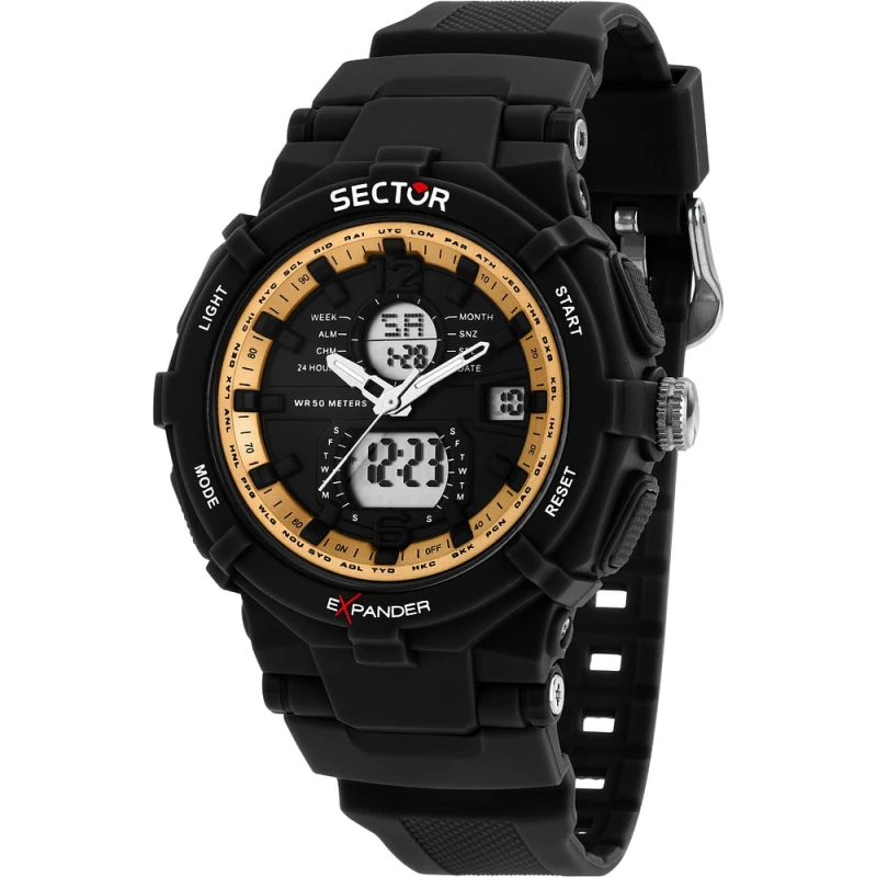 Sector Watch - Ex-09 - Digital - Black - R3251296004