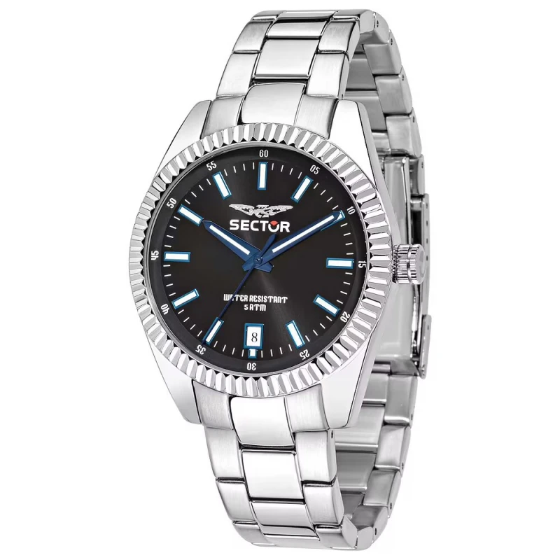 Sector Watch - 240 - Multifunction - Silver and Black - R3253476001