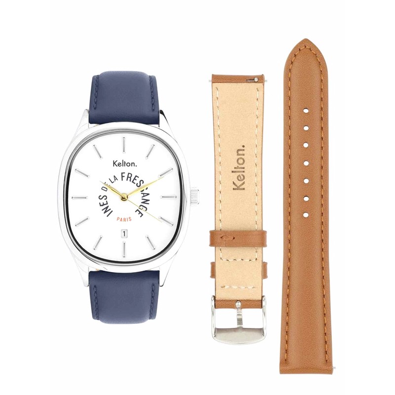 GIFT SET: Kelton Watch - Grande Colorama Navy IDLF