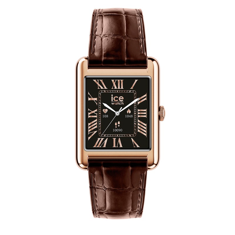 Ice-Watch Watch - Smart Tks 2.0 Rectangular 1.41 - Rose Gold Brown