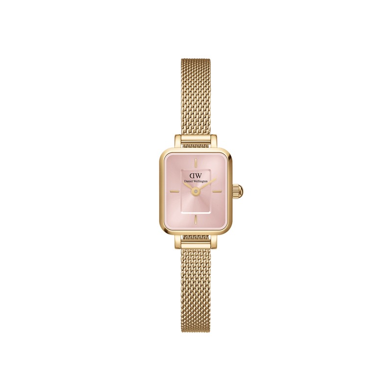 Daniel Wellington Watch - Quadro Mini Evergold Blush - 15.4 x 18.2 mm