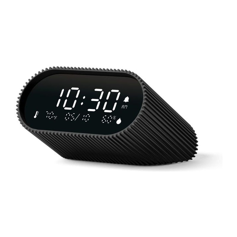Lexon Alarm Clock - Ray Clock - Matte Black