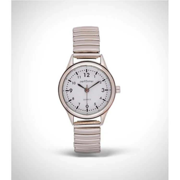 Performer Women's Watch Face, Silver-Toned Metal, Stretchable, 70810692