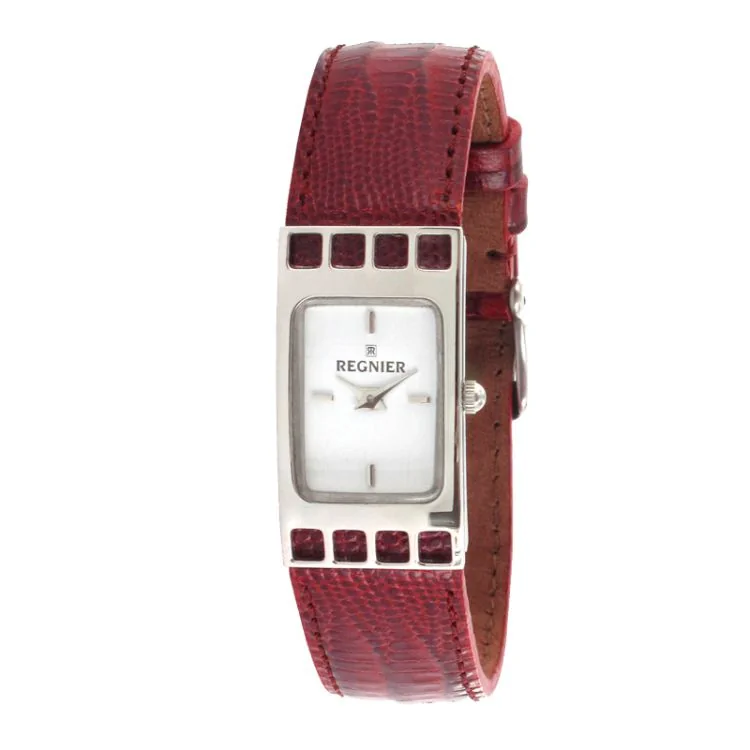 Régnier Cadrage Women's Red Leather Watch - 2070232