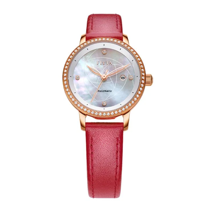 Fiyta Floriography Automatic Women's Watch, Red, LA805002.PWRD