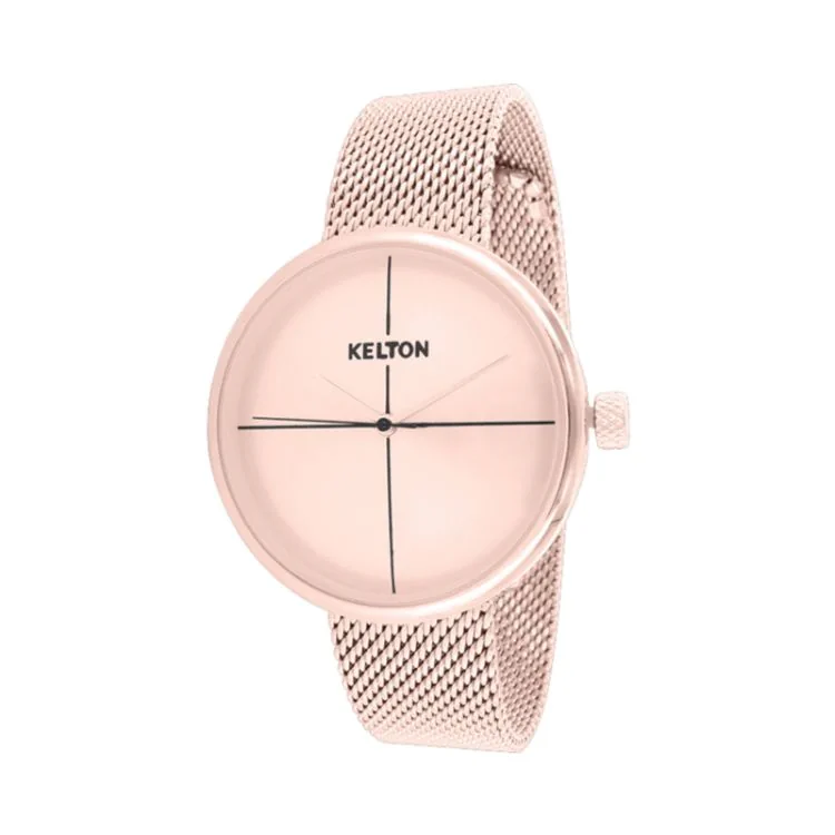 Kelton Vintage Watch Face - Pink Vinyl