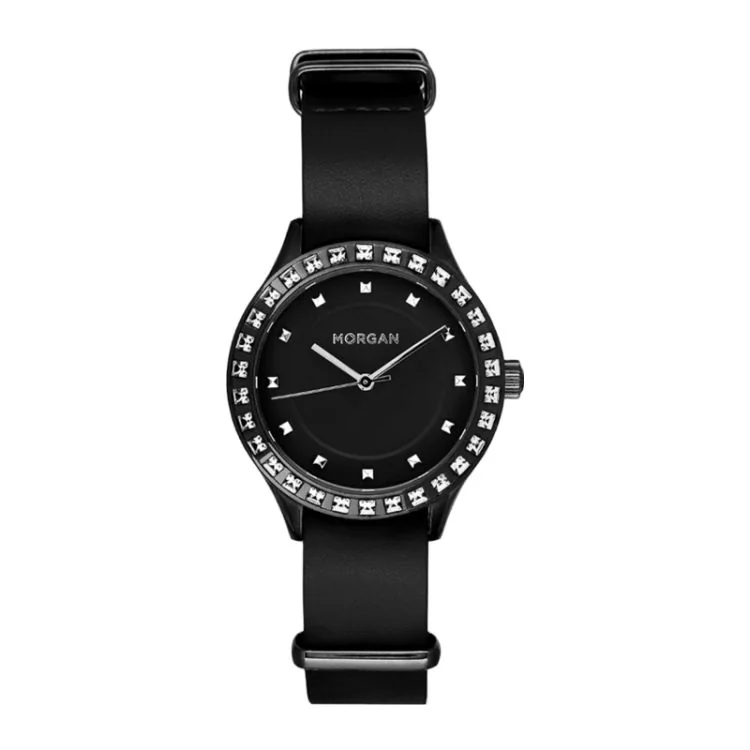 Morgan Watch Face, Black NATO Strap