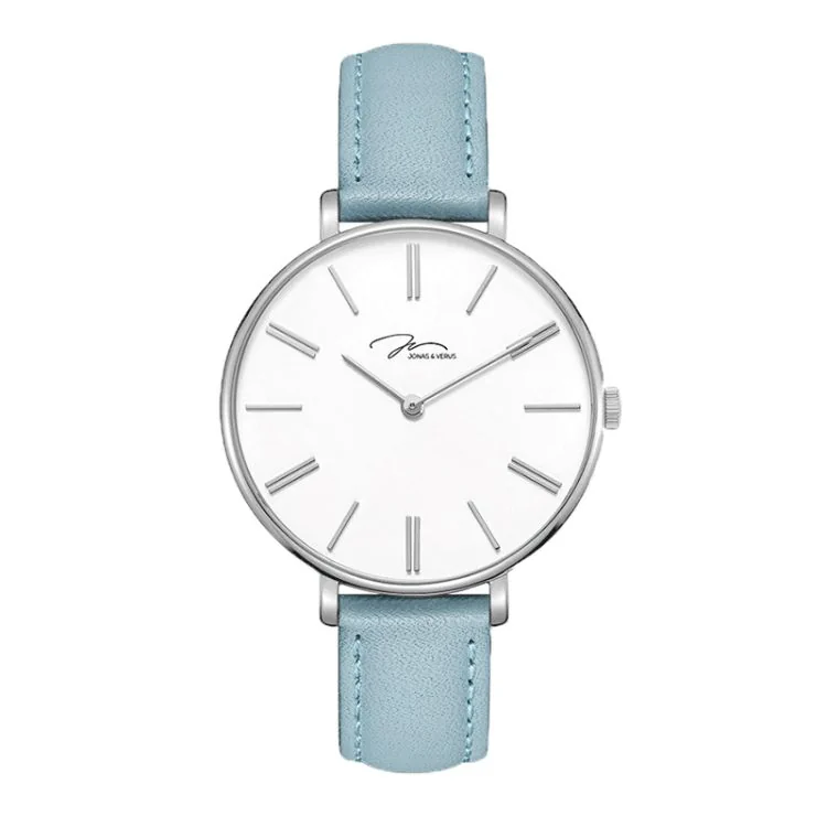 Jonas & Verus Pastel Minor Girl Watch with Blue Leather Strap - X01855-Q3.WWWLL
