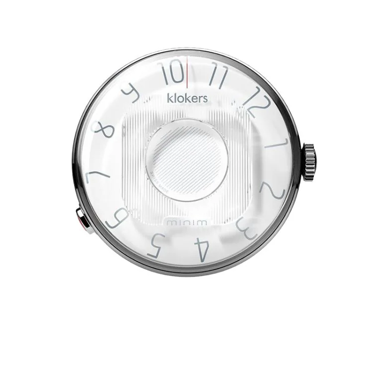 Klokers Watch Face - Klok 08 - Minim - Pearl White Dial