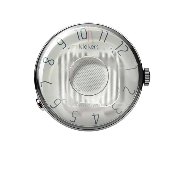 Klokers Watch Face - Klok 08 - Minim - Mineral Gray Dial