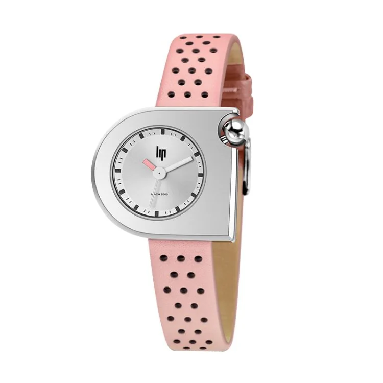LIP Watch - Mach 2000 - Mini Moon - Pink Leather