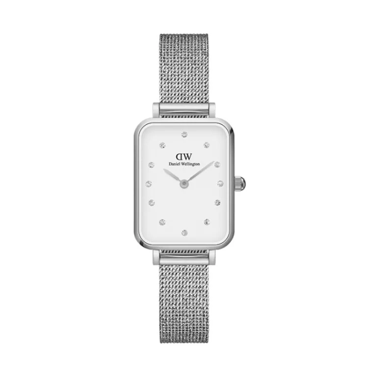 Daniel Wellington Watch Face - Quadro Lumine Pressed Sterling - 20x26mm