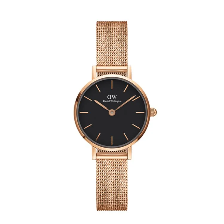 Daniel Wellington Watch - Petite Pressed Melrose Black - 24mm