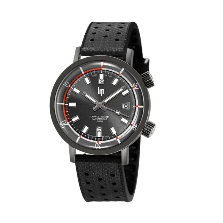 LIP Watch Face - Grande Nautic Ski 41mm - Black Dial