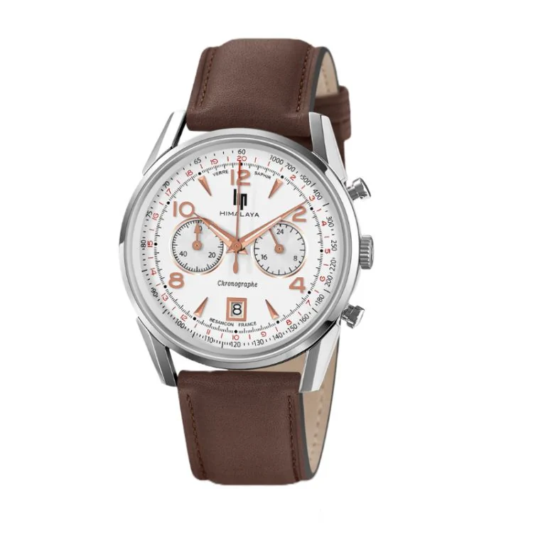 LIP Watch Face - Himalaya 40 mm - Chronograph - White Dial