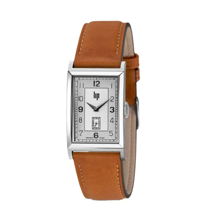 LIP Watch Face - T24 Churchill - Brown Leather