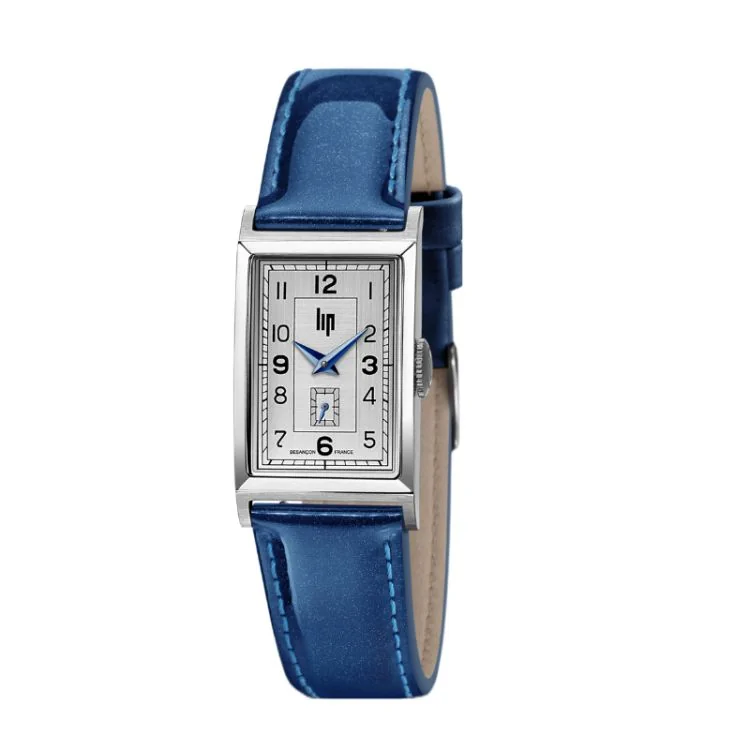 LIP Watch - T18 Churchill - Off-Center Second Hand - Blue Leather