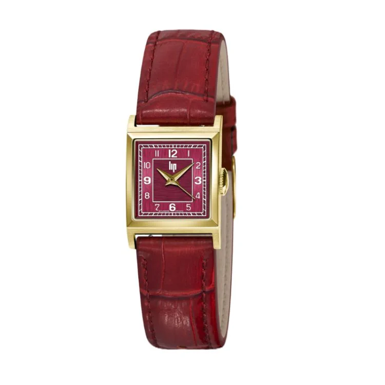 LIP Watch - C18 Churchill - Red Leather