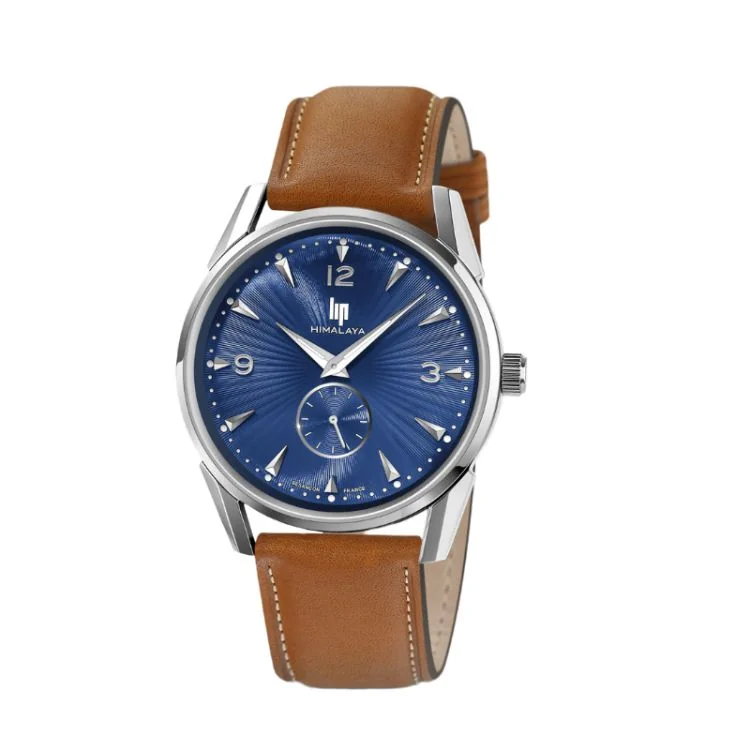 LIP Watch - Himalaya 40 mm - Off-Center Second Hand - Blue Dial