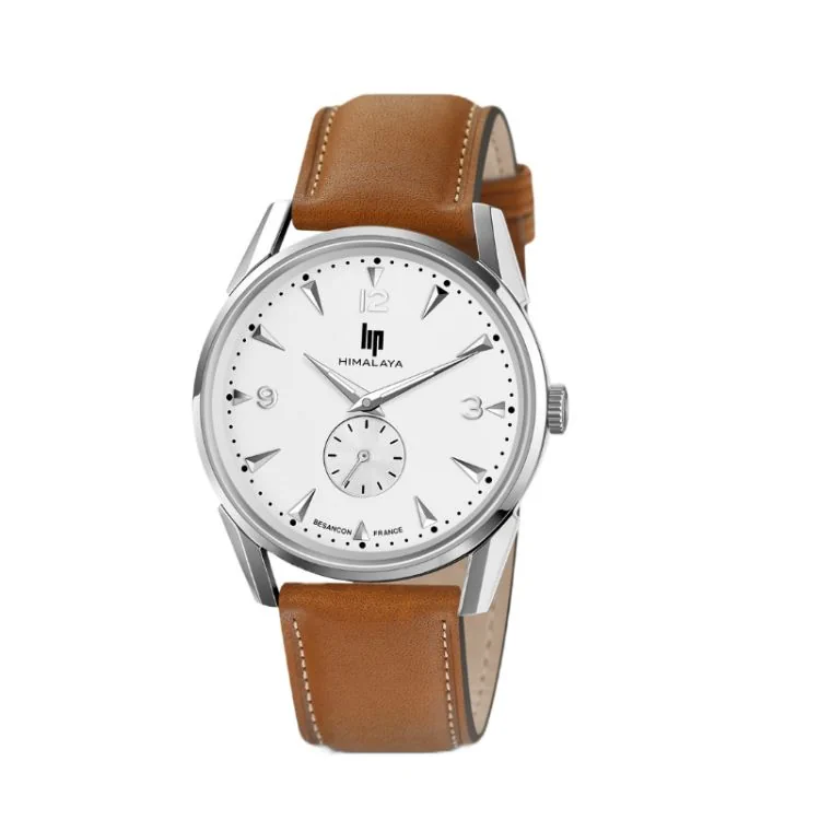 LIP Watch - Himalaya 40 mm - Off-Center Second Hand - Brown Leather