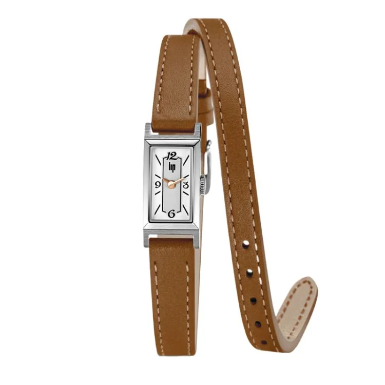 LIP Watch - T13 Churchill - Double Strap - Brown Leather