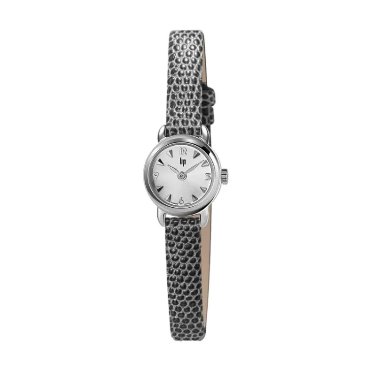 LIP Watch - Henriette - Textured Gray Leather