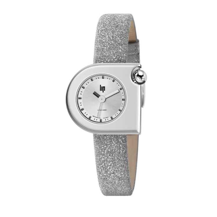 LIP Watch - Mach 2000 - Mini Moon - Silver Glitter Leather