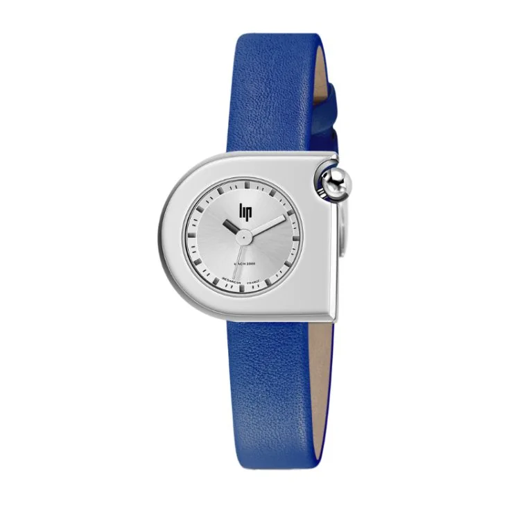 LIP Watch - Mach 2000 - Mini Moon - Smooth Blue Leather