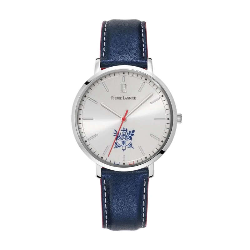 Pierre Lannier Elysée Men's Blue Leather 454D126