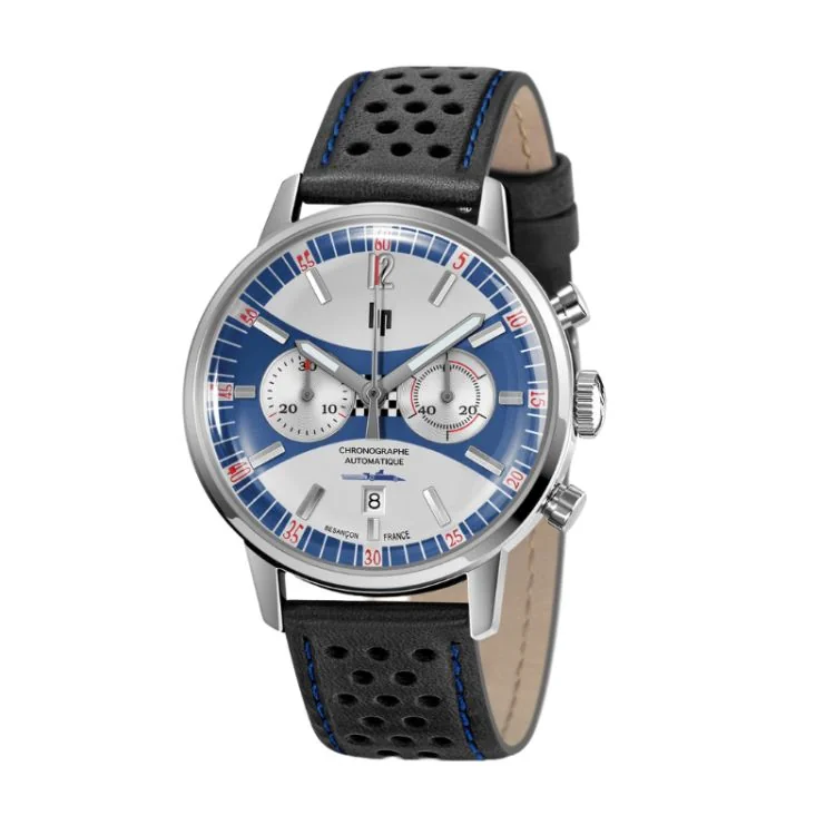 LIP Watch - Rallye 42 mm - Automatic Chronograph - Historic French Grand Prix
