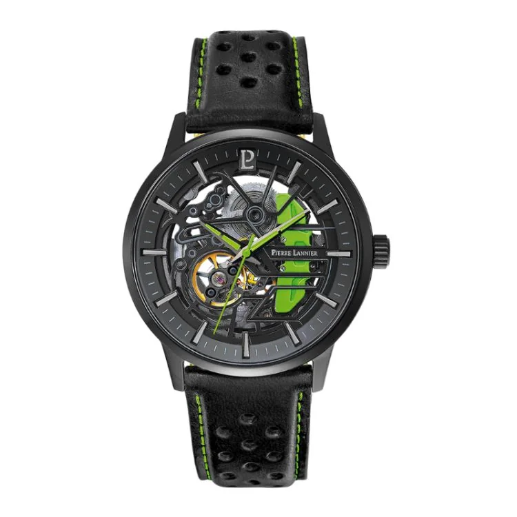 Pierre Lannier Watch - Paddock - Automatic - Milanese Bracelet - Green