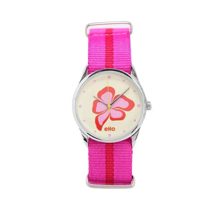 eHo Watch - Eco-Friendly - Pinky Hibiscus
