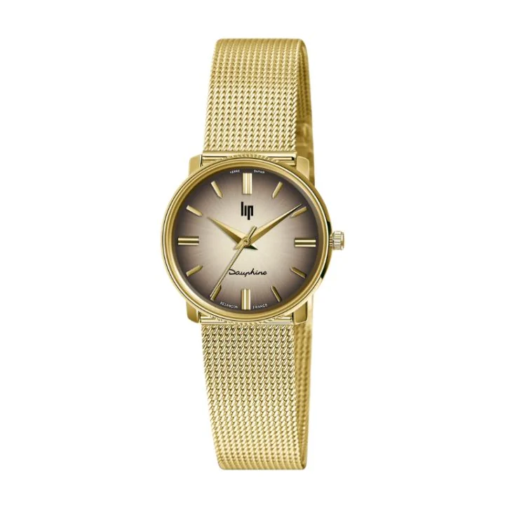 LIP Watch - Dauphine 29mm - Brown Sunburst Dial