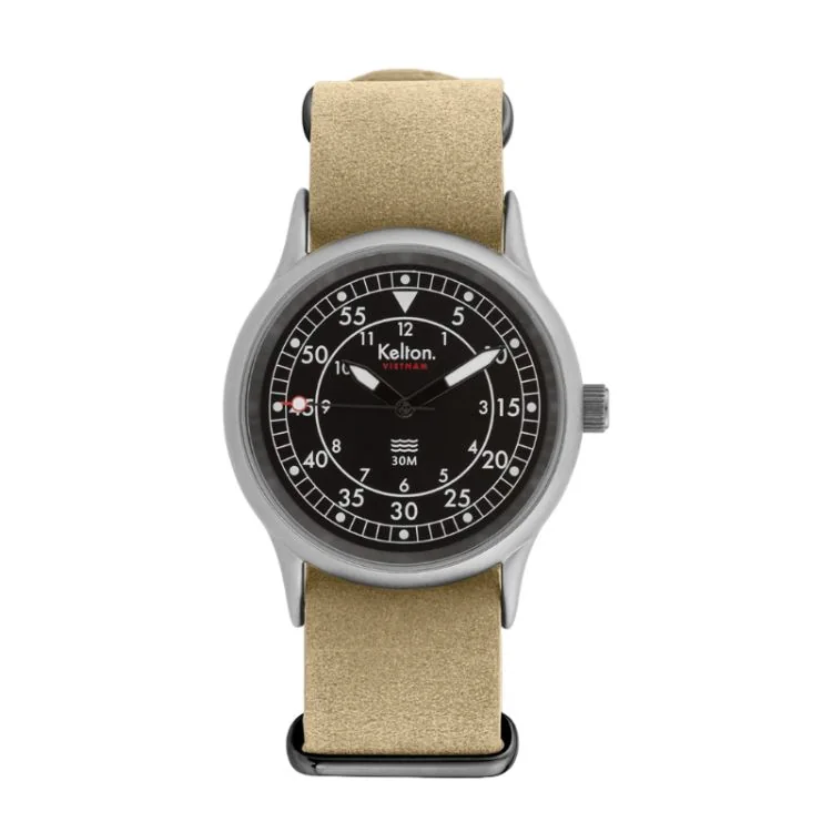 Kelton Watch - Vietnam 2 - Mechanical - Sand-Colored NATO Strap