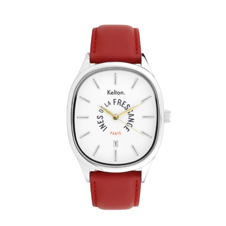 Kelton x Ines de la Fressange Paris Watch - Grande Colorama - Red