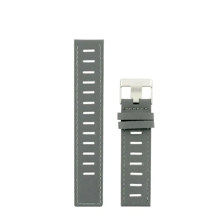 LIP Watch Strap - Gray Leather - 20 mm