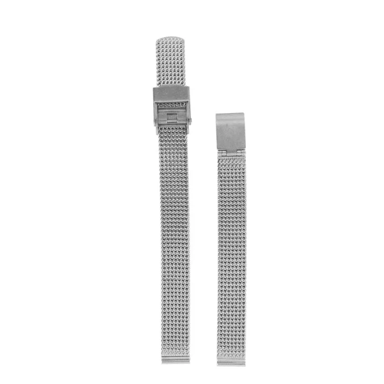 LIP Watch Band - Silver-Plated Chrome Milanese Link - 10 mm